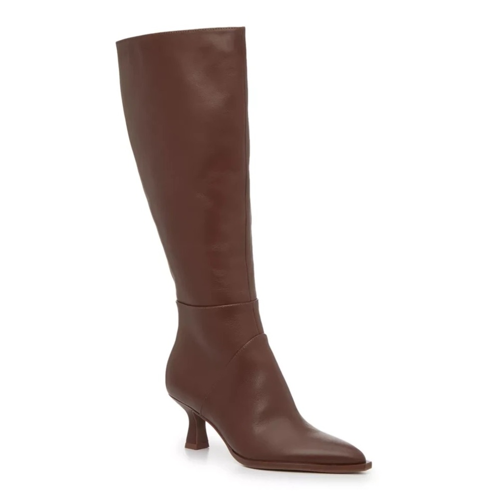 Dolce Vita Brown Women's Auggie Pointed Toe High Heel Boots size 11